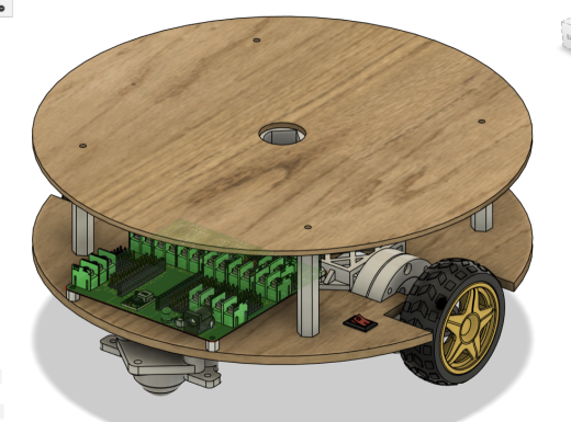 绘制预先编程线条的编程小车3D图纸 f3d STEP格式缩略图